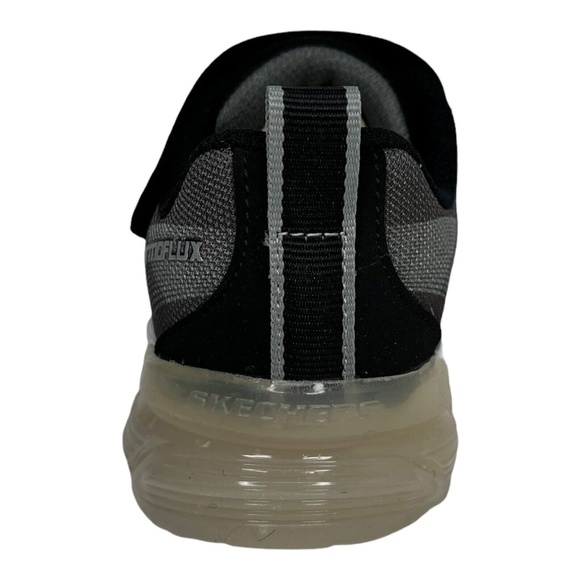 Kids Skechers WIDE Fit Black and White Shoes NEW Kids Size Wide 13 - Picture 8 of 13